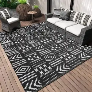 Geometrical 5x8-Foot Outdoor Rugs