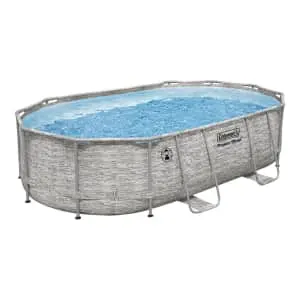 Coleman Power Steel 16x10-Foot Metal Frame Above Ground Pool Set