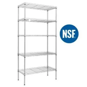 Ktaxon 5-Tier Wire Shelving Unit