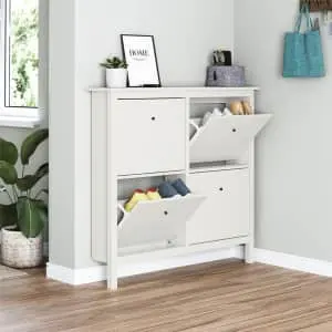 Mainstays 4-Bin Shoe Storage Cabinet