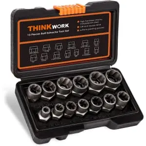 ThinkWork 14-Piece Impact Bolt & Nut Extractor Set