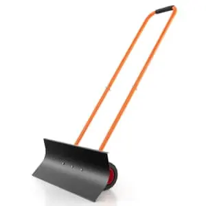 Costway 30" Heavy-Duty Adjustable Wheeled Snow Shovel