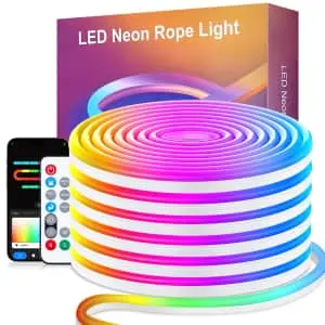 10-Foot LED Neon Rope Lights