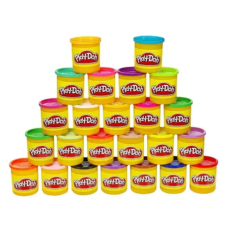 Play-Doh Modeling Compound 24-Pack Case of Colors (Amazon Exclusive), Non-Toxic, Assorted Colors, 3-Ounce Cans, only$14.99