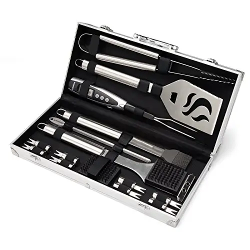 Cuisinart CGS-5020 BBQ Tool Aluminum Carrying Case, Deluxe Grill Set, 20-Piece, List Price is $59.99, Now Only $35.18