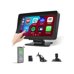 7" Wireless Car Display with Apple CarPlay/Android Auto