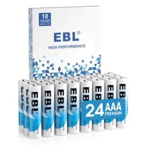 EBL AAA Alkaline Batteries 24-Pack