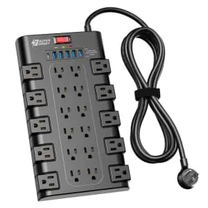 Superdanny 22-Outlet Power Strip w/ USB