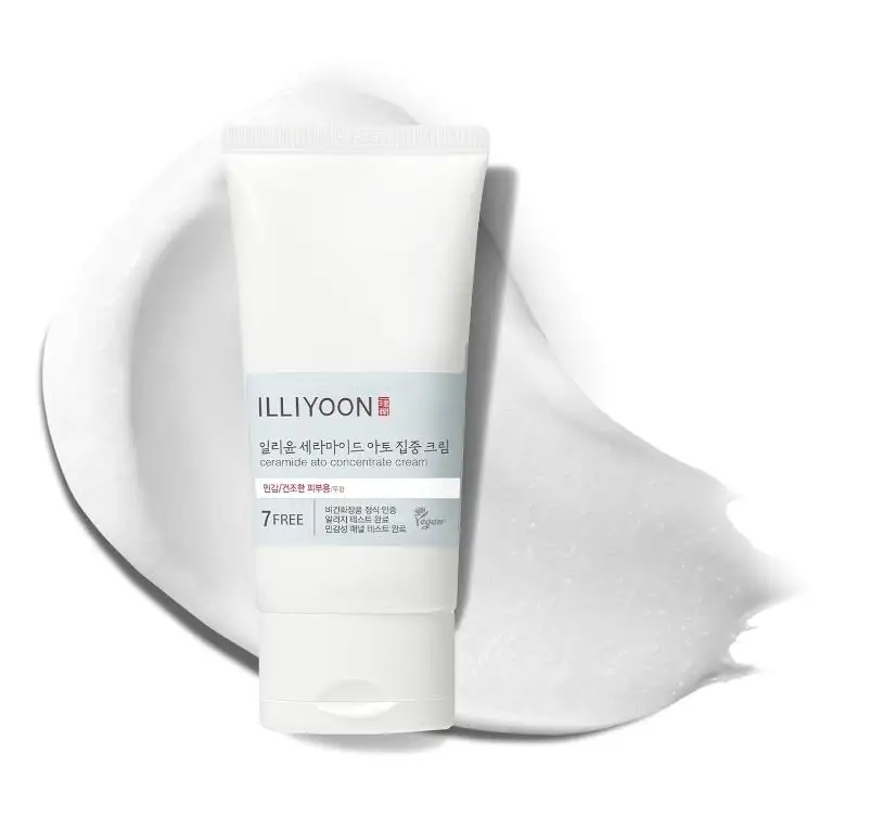 Illiyoon Ceramide ATO Cream (2.53 Fl oz, 75ml) Korean Moisturizer for Dry & Sensitive Skin, Hydrating Care, Gentle for Infants and Adults, Not Tested on Animals, No Parabens, Korean Skincare