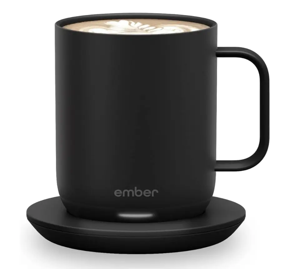 Ember Temperature Control Smart Mug 2, 10 Oz, App-Controlled Heated Coffee Mug with 80 Min Battery Life and Improved Design, Black