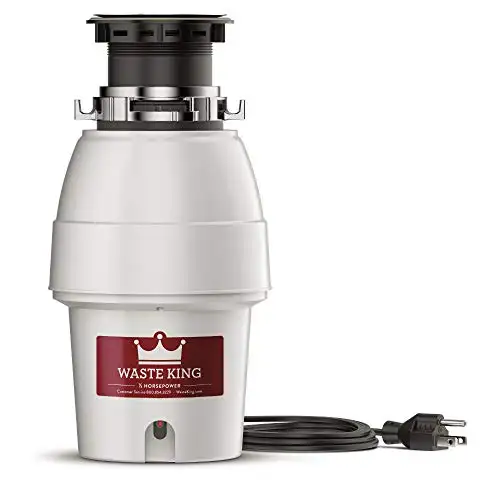 Waste King L-2600 Legend Series 1/2 HP Continuous Feed Operation Garbage Disposal, only $67.15, free shipping