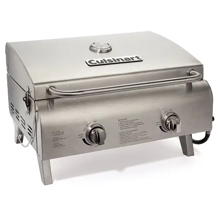 黑五价！速抢！Cuisinart CGG-306 厨师风格不锈钢台面烧烤炉，原价$249.99，现仅售$135.99，免运费