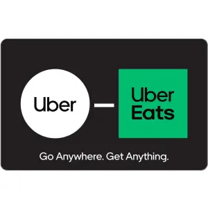 Uber & Uber Eats $100 Gift Card