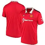 Manchester United adidas 2022/23 Home Replica Blank Jersey - Red