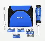 27-Pc Kobalt Ratcheting Multi-bit Variety Pack Screwdriver Set