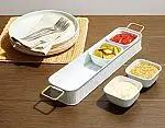 Better Homes & Gardens Galvanized Rectangle Condiment Tray