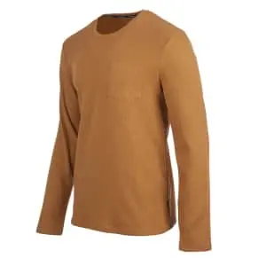 Eddie Bauer Men's Long Sleeve Waffle Pocket Crew