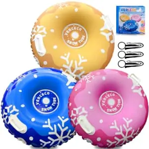 36" Inflatable Snow Tube 3-Pack