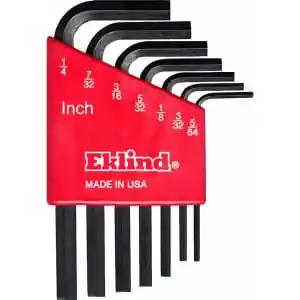 Eklind Tool 7-Piece Hex-L Key Allen Wrench Set