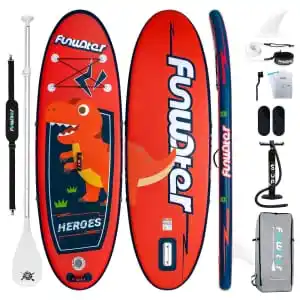 FunWater Kids' Inflatable Stand Up Paddle Board