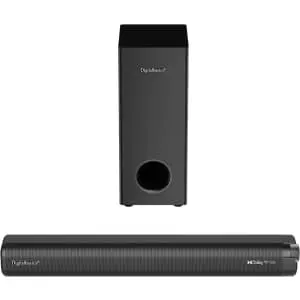 Digitalbasics S3 2.1-Channel 120W Dolby Atmos TV Soundbar w/ 70W External Wired Subwoofer