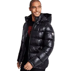 Guess Men's Hooded Puffer Coat