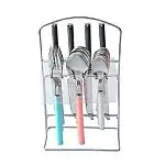 17-Piece Mainstays Aura Flatware Set w/ Storage Rack