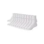 20-Pair Hanes Men's Moisture-Wicking Ankle Socks