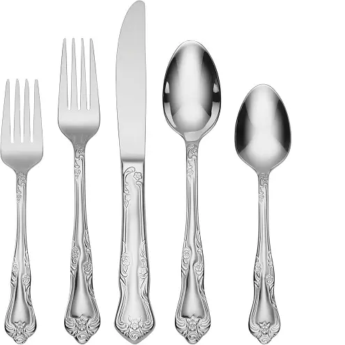 Oneida Azalea 45-Piece Flatware Set, Service for 8, only $60.88, free shipping