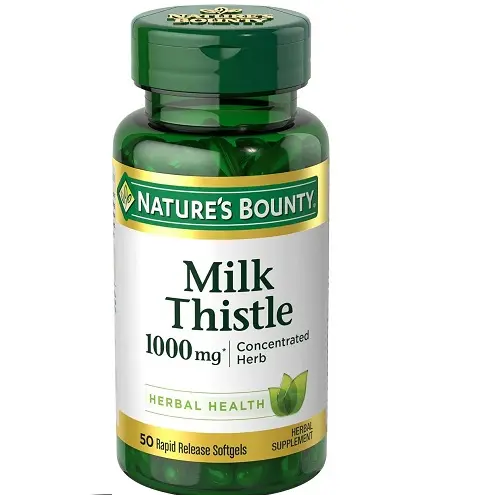 Nature's Bounty Milk Thistle 1000mg Softgels, 50 Count Bottle, only $6.23, free shipping