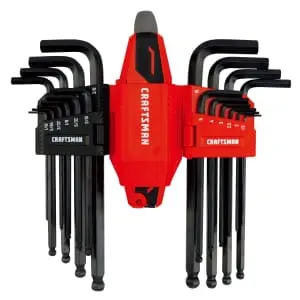 Craftsman 20-Piece Universal L-to-T Allen Wrench Hex Key Set