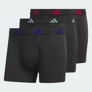 adidas Men's Microfiber Trunk Underwear 3-Pack