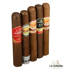 La Aurora Prime 5-Cigar Flight