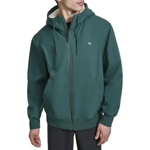 Champion 男款 Sherpa Lined 连帽夹克 S码