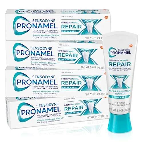 Sensodyne ProNamel 牙釉质修复牙膏，3.4 oz/支，共4支