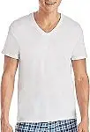 6-pack Hanes Mens Cotton, Moisture-wicking V-neck Tee Undershirts