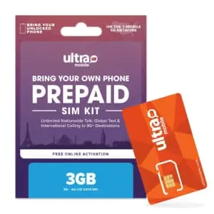 Ultra Mobile 3GB Plan & SIM Kit