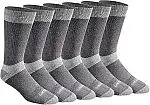 6-Pairs Dickies Men's Dri-tech Moisture Control Max Full Cushion Crew Socks