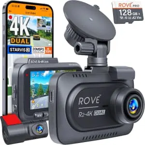 Rove R2 4K Dual Dash Cam (Front and Rear)