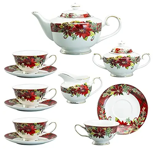 Grace Teaware 精美陶瓷茶具 11件套