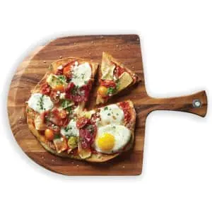 Ironwood Gourmet 14" x 20" Acacia Wood Napoli Pizza Peel