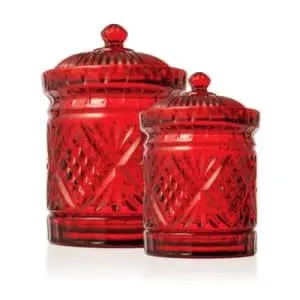 Godinger Hostess Biscuit Box and Jam Jar 2-Piece Set