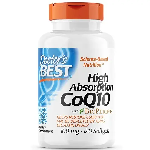 Doctor's Best High Absorption Coq10 w/ BioPerine (100 mg), 120 Soft gels, only $15.02