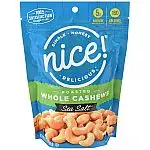 8.5-Oz Nice! Roasted Whole Cashews (Sea Salt)