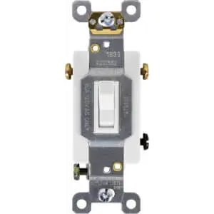 GE 3-Way Toggle Switch, White