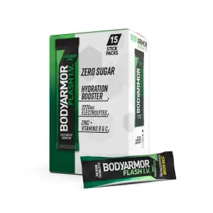 BODYARMOR Flash I.V. 15-Count Zero Sugar Electrolyte Packets