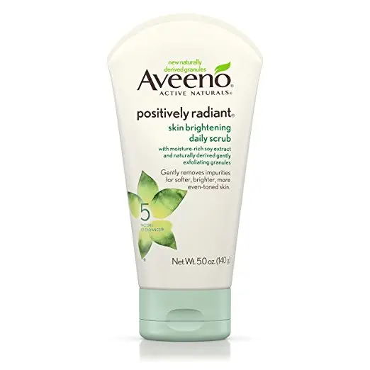 veeno Positively Radiant Skin Brightening Exfoliating Daily Facial Scrub, Moisture-Rich Soy Extract, helps improve skin tone & texture, Oil-& Soap-Free, Hypoallergenic, 5 oz , only $6.14