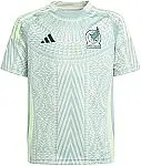 adidas Kids' Mexico 24 Away Jersey (Linen Green)