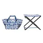 Expert Gardener Folding Gardening Stool with Tote Bag