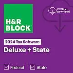 H&R Block 2024 Deluxe + State Software